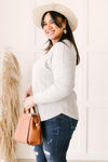 Amira Textured Top in Gray