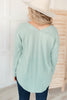 Amira Textured Top in Mint
