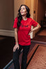 Amour Tee in Cherry Red