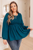 Annalise Top In Deep Teal