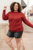 Annie Knit Top in Rust