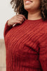 Annie Knit Top in Rust