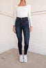 Around the Clock Hi-Waist Skinny Jeans