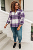 Aspen Shacket in Violet