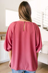 Audrey Top In Dusty Rose