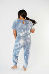 Tie Dye Blues Jumpsuit