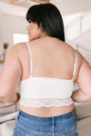 Back to the Light Bralette in White