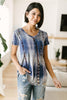 Bamboo Blues Tie Dye Top
