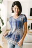 Bamboo Blues Tie Dye Top