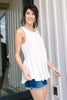 Basic Babydoll Tank In Ivory