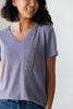 Basic V-neck in Navy