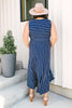 Beach Day Dress In Navy