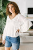 Bellissimo Draped V-neck Sweater