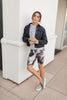 Biking In Style Charcoal Biker Shorts
