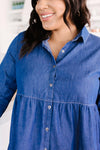 Blue Jean Baby Button Down Dress