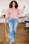 Blushing Blossom Top in Blush