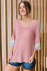 Blushing Blossom Top in Blush