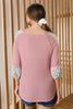 Blushing Blossom Top in Blush