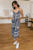 Boho Navy Floral Jumpsuit