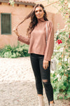 Bower Sweater in Mauve