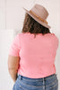 Boyfriend Fit Bodysuit in Coral