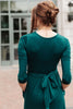 Bri Maxi Dress in Hunter Green