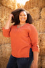 Brielle Top in Rusty Orange