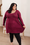 Brightest Star Dress in Plum