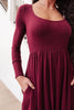 Brightest Star Dress in Plum