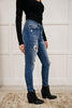 Buffalo Plaid Peek-A-Boo Skinnies