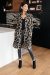Business Casual Cardigan in Leopard