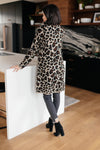 Business Casual Cardigan in Leopard
