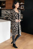 Business Casual Cardigan in Leopard