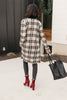Business Casual Cardigan in Plaid