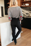 Business Woman Paperbag Pants in Black