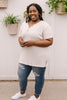 Buttons and Henley Top in Seashell