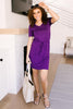 Cute Comfort Dress In Purple
