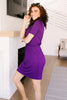 Cute Comfort Dress In Purple
