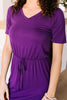 Cute Comfort Dress In Purple