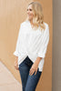 Carlee Crossed Hem Blouse