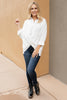 Carlee Crossed Hem Blouse