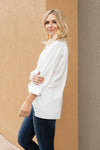 Carlee Crossed Hem Blouse