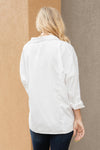 Carlee Crossed Hem Blouse
