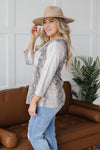 Celebratory Snakeskin Top