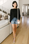 Center Stage Sweater in Black
