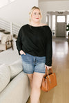 Center Stage Sweater in Black