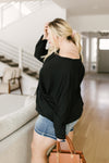 Center Stage Sweater in Black