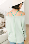 Center Stage Sweater in Sage