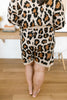 Chasing Sleep Lounge Set Shorts in Leopard