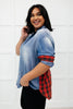 Checkered Denim Patch Shirt